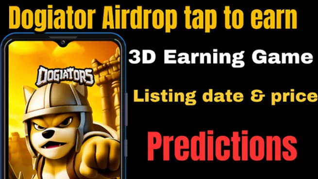 Dogiators airdrop listing price predictions