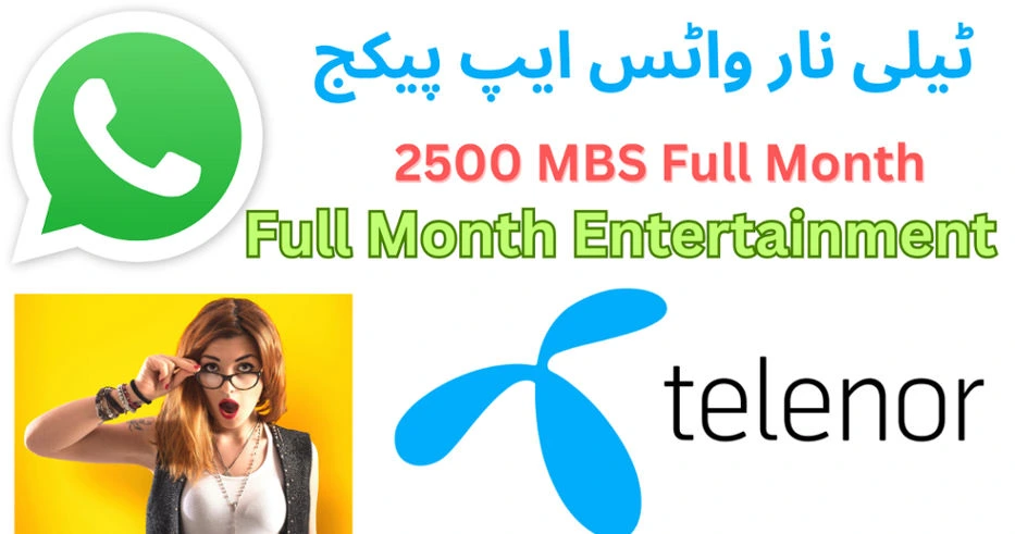 telenor monthly whatsapp package